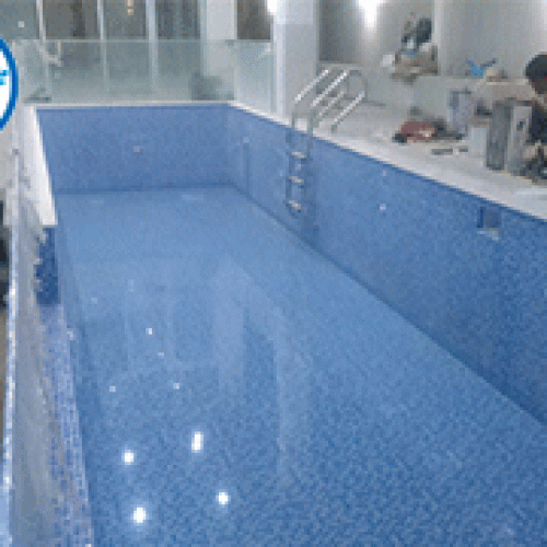 Máy lọc nước hồ bơi gia đình anh Huy