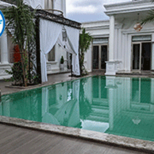 Lắp đặt bể bơi gia đình chị Linh