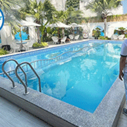 Xây dựng hồ bơi Coffee Sài Gòn Koi