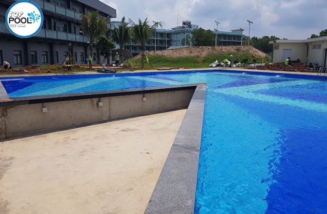 Cải tạo hồ bơi Công Ty Thép Minh Trị