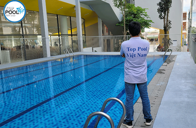 Công Trình Hồ Bơi Trường Học IGC Bến Tre