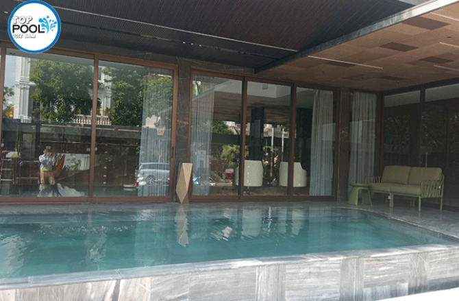 Lắp đặt hệ thống lọc hồ bơi chị Viên Quận 7