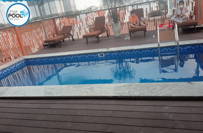 Xây dựng hồ bơi anh Tâm Quận 7