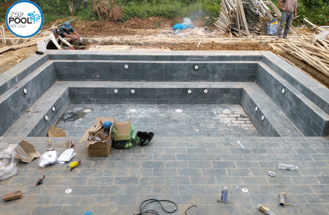 Hồ ngâm Jacuzzi chị Linh tại Bảo Lộc