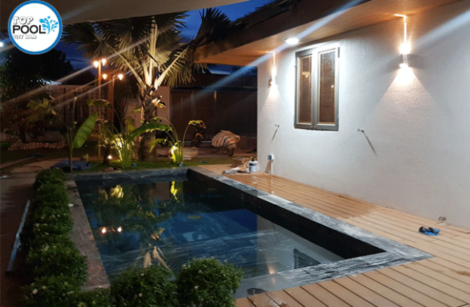 Hồ bơi gia đình anh Hải Bình Thuận