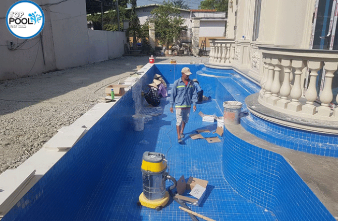 Lắp Đặt Thiết Bị Hồ Bơi chị Vương