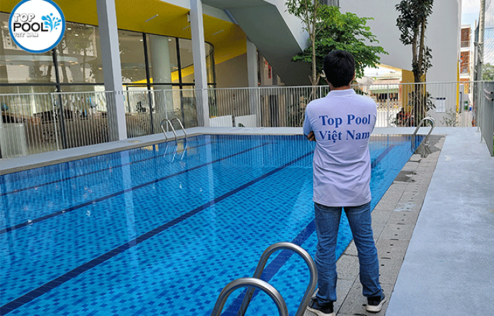 Công Trình Hồ Bơi Trường Học IGC Bến Tre