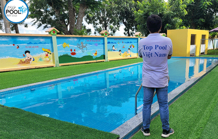 Lắp Đặt Thiết Bị Hồ Bơi Trường Mầm Non Tại Tiền Giang