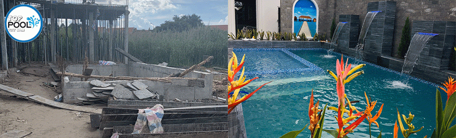 xây dựng hồ bơi biệt thự