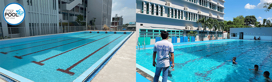 Xây Dựng Hồ Bơi Trường Trung Học Trịnh Hoài Đức