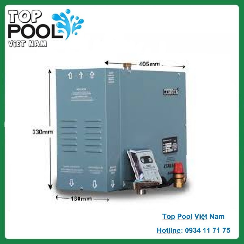 Kích thước máy xong hơi ướt Coasts 9kw