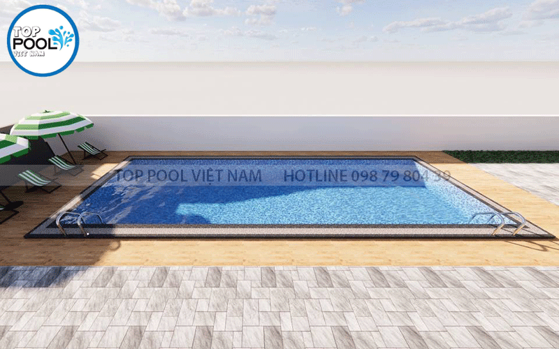 bản vẽ thiết kế bể bơi gia đình tại Bình Dương