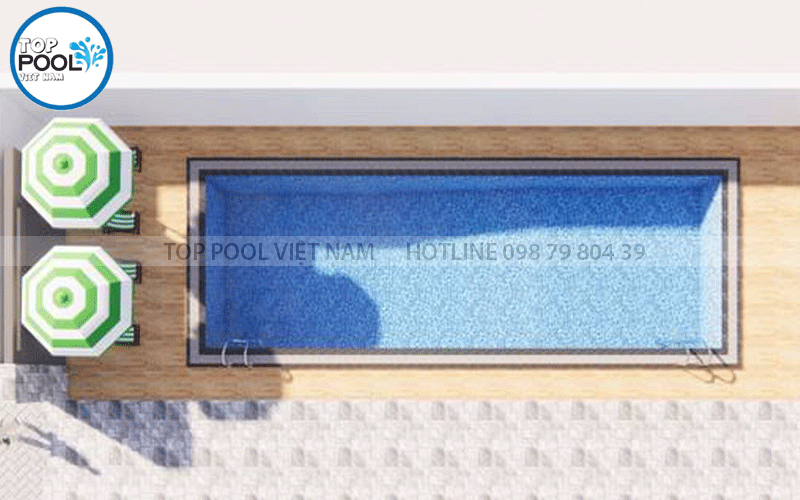 bản vẽ thiết kế bể bơi gia đình tại Tây Ninh