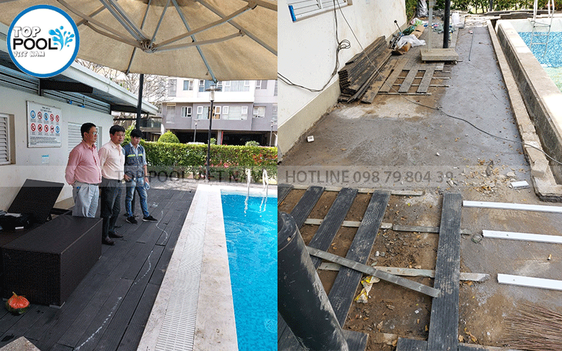 bảo trì sửa chữa hồ bơi