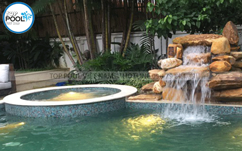 bể sục gia đình hình tròn