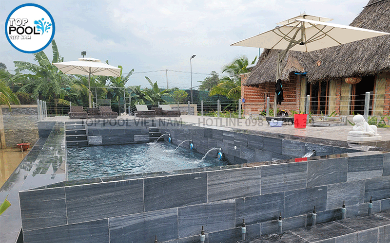 biệt thự nhà vườn có hồ bơi tại Bình Dương