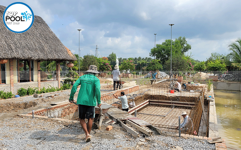 biệt thự nhà vườn có hồ bơi tại Cần Thơ