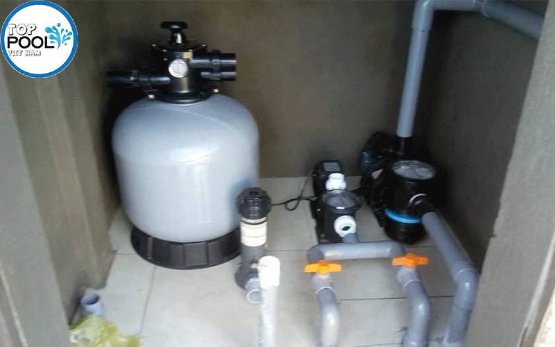 bình lọc cát hồ bơi emaux v650