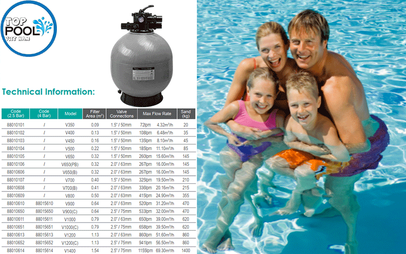 bình lọc hồ bơi emaux