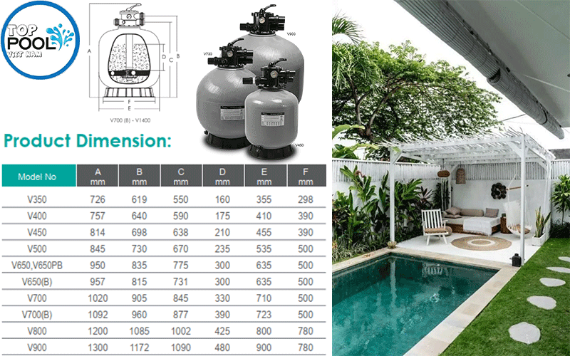 bình lọc hồ bơi emaux