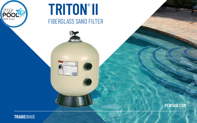 Bình lọc nước hồ bơi Pentair TR100