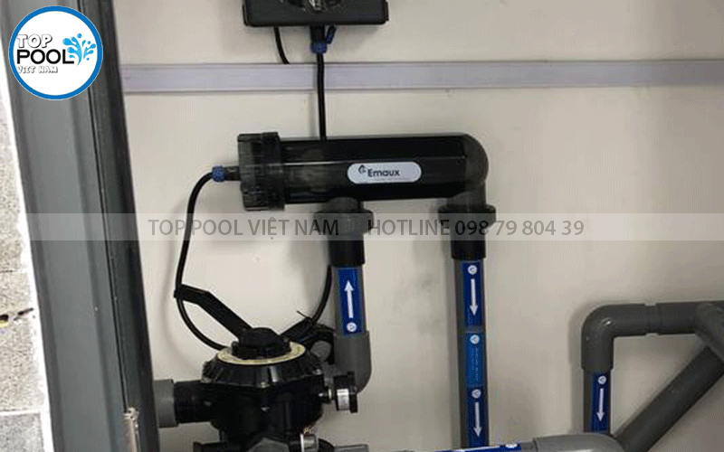 bộ Cell máy điện phân muối hồ bơi