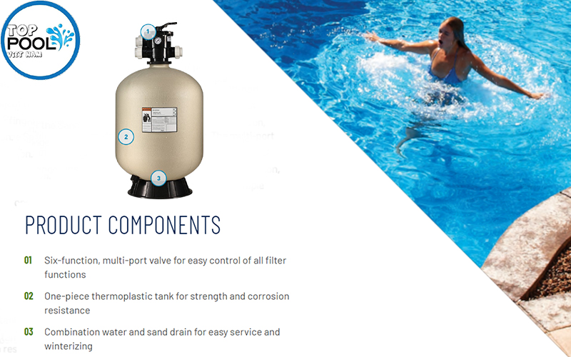 bộ lọc hồ bơi pentair