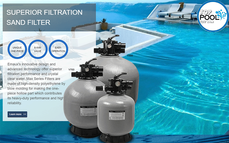 bộ lọc cát emaux v1200