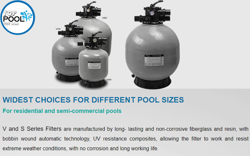 bộ lọc cát emaux v800