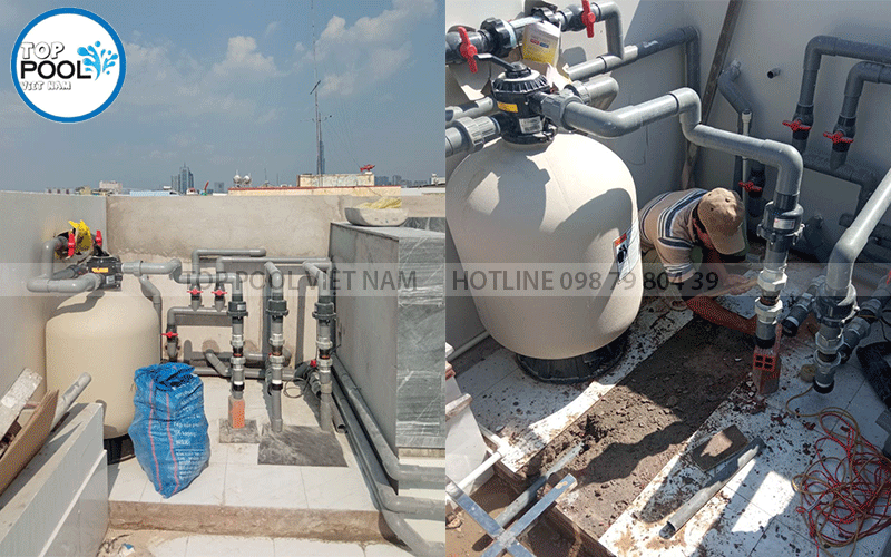 bộ lọc cát hồ bơi