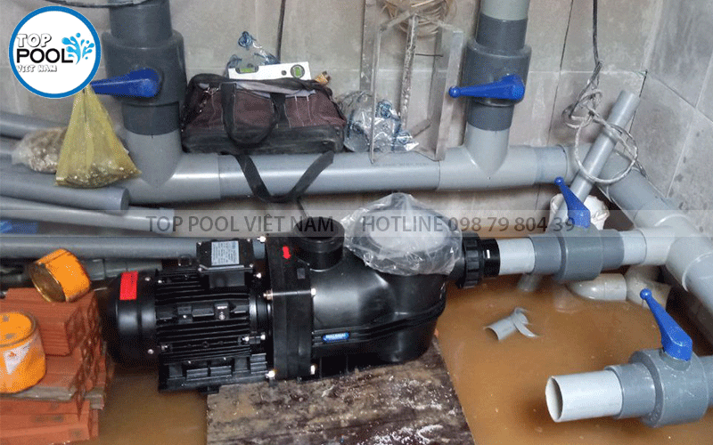 bơm hút đáy bể bơi waterco