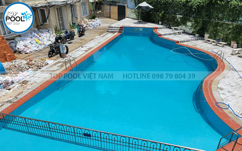 các bước sửa chữa hồ bơi