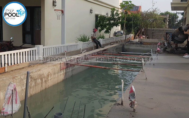 cách làm hồ bơi mini tại nhà Bình Dương