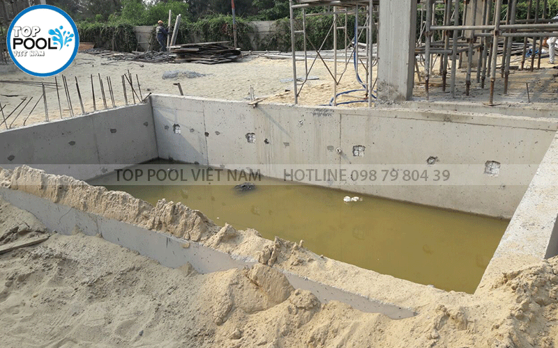 cách xây hồ bơi tại nhà Cần Thơ