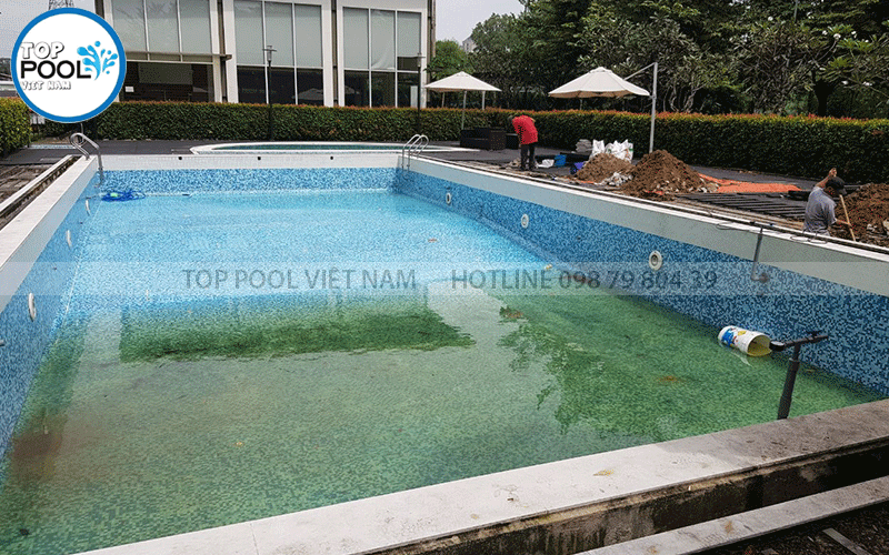 cải tạo hồ bơi cũ