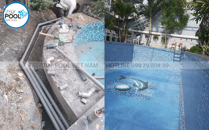 cải tạo hồ bơi quận 12