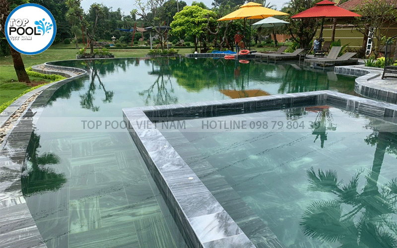 cải tạo sửa chữa hồ bơi Homestay