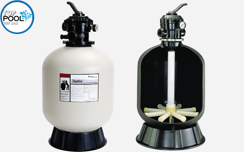 cấu tạo bộ lọc cát hồ bơi pentair sd80