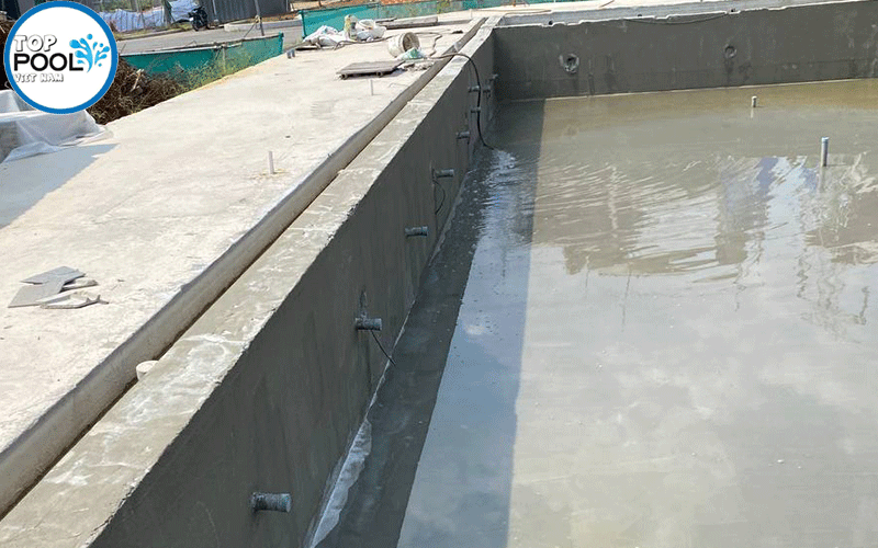 chi phí chống thấm hồ bơi