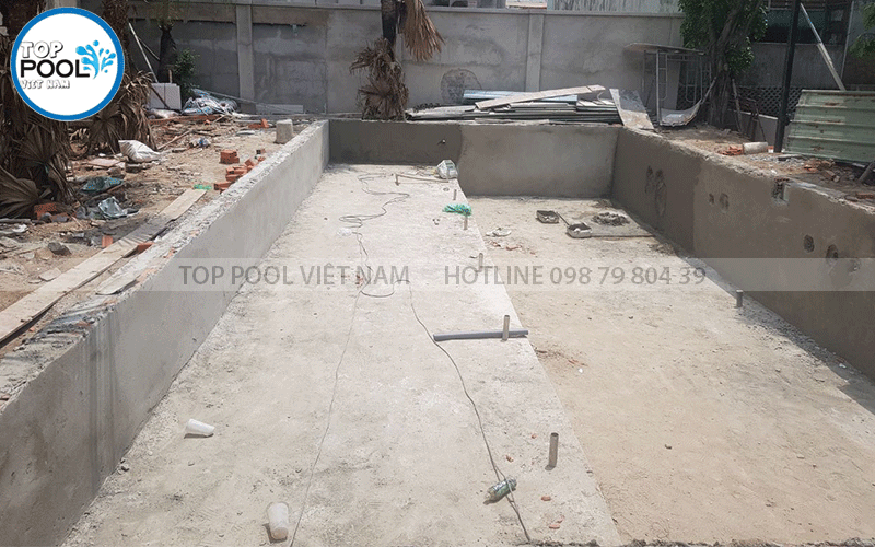 chi phí xây dựng hồ bơi