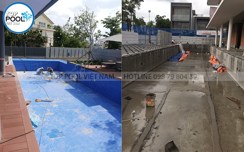 chi phi xây hồ bơi gia đình