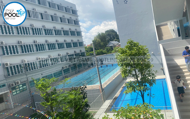 chiều dài tiêu chuẩn bể bơi trung học