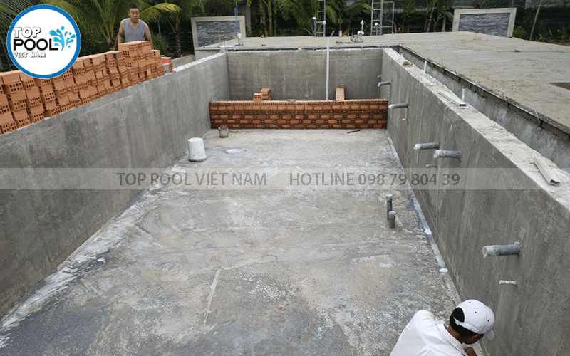 chống thấm hồ bơi gia đình