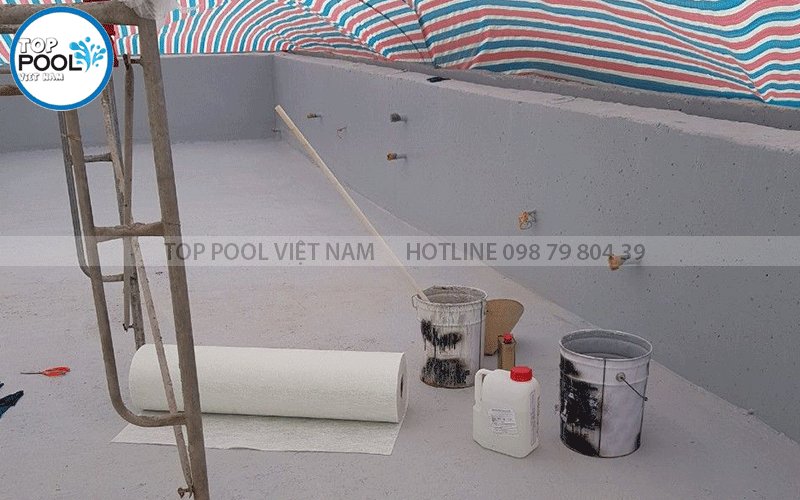 chống thấm hồ bơi gia đình tại Bình Dương