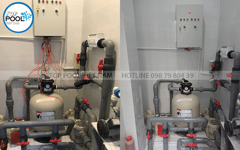 chuyên thi công lắp đặt thiết bị hồ bơi