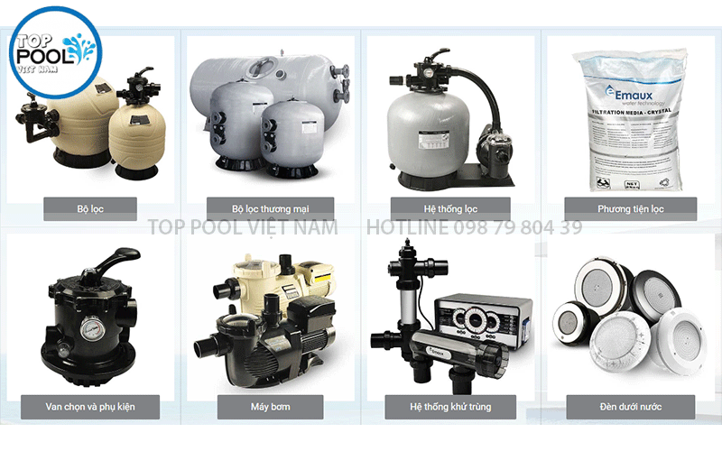 cung cấp thiết bị hồ bơi emaux