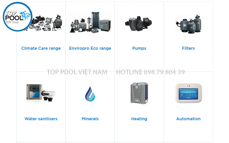 cung cấp thiết bị hồ bơi waterco