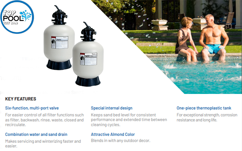 Đặc điểm bình lọc hồ bơi Pentair TA100D