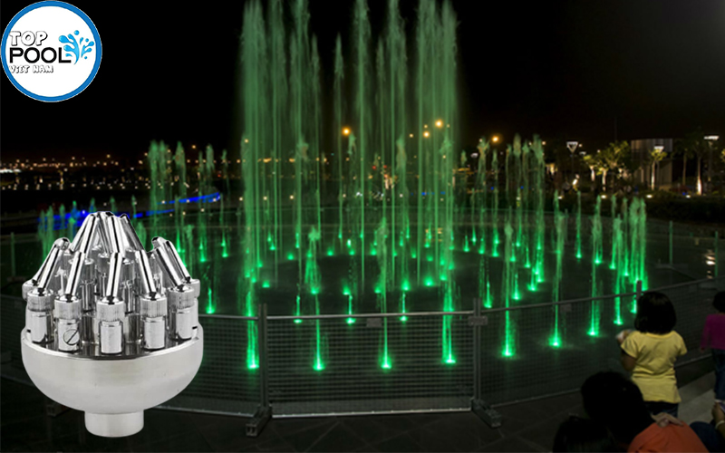 Đầu phun nước hình bông hoa