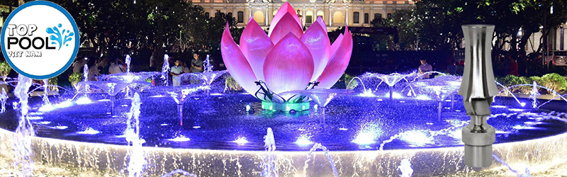 Đầu phun nước hình cây thông inox - 27mm